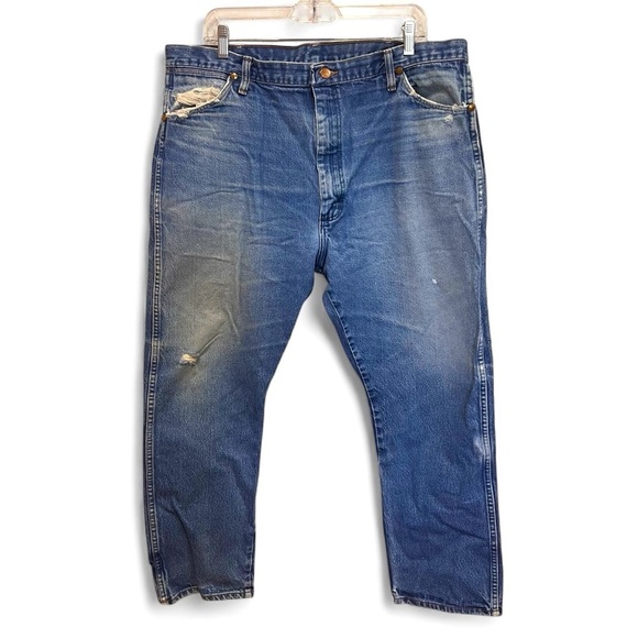 Wrangler Other - Wrangler Vintage 1980s Men’s Straight Leg Jeans 100% Cotton Size 42 x 30
